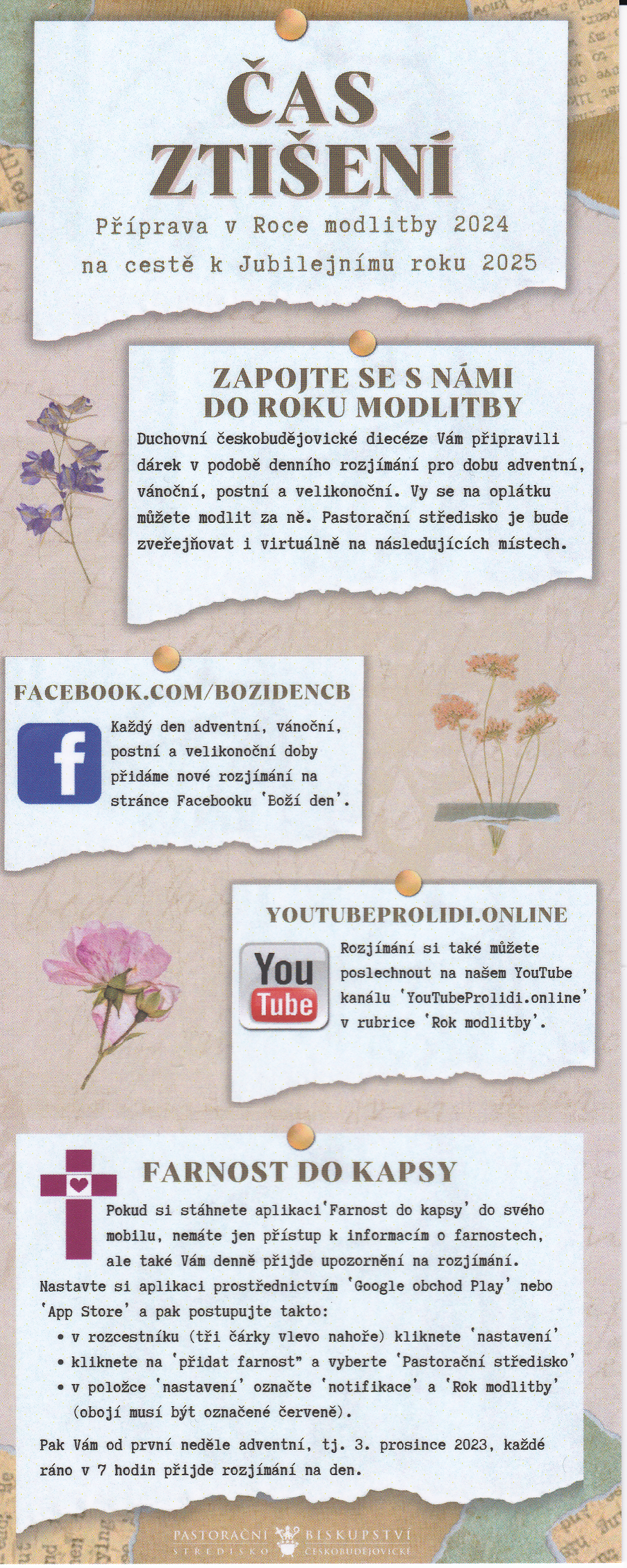 Čas ztišení (záložka)