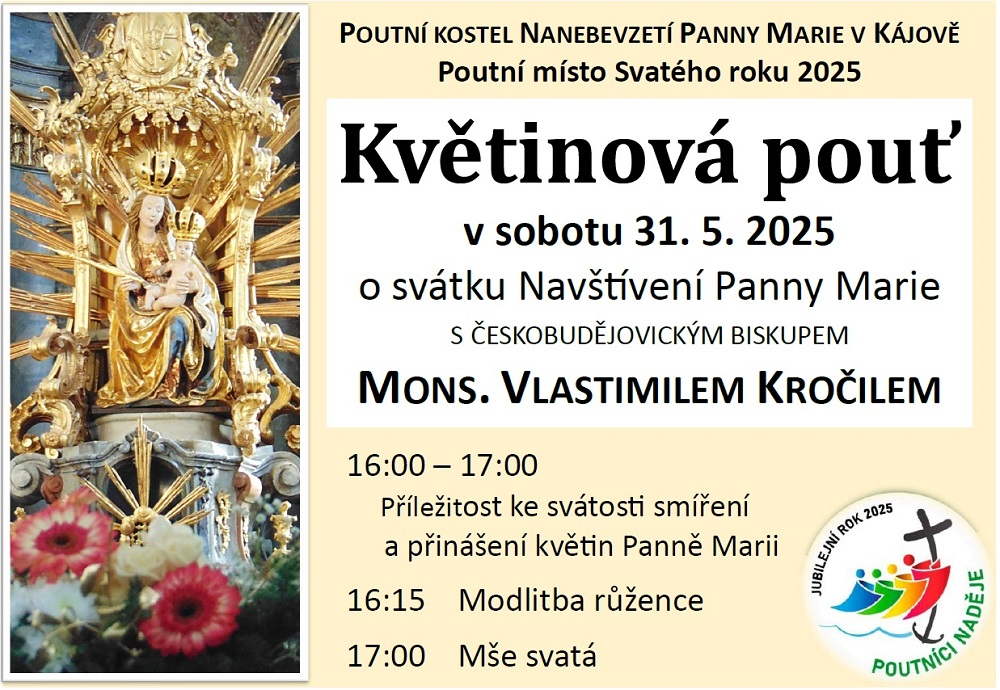 Májová květinová pouť ve Svatém roce 2025